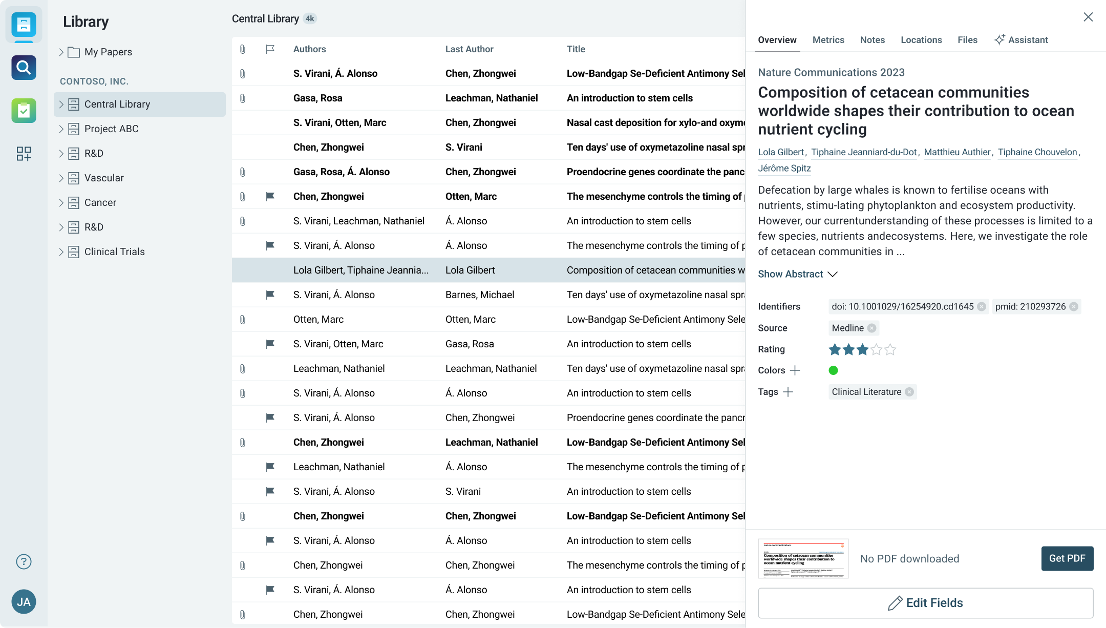 comprehensive literature _ library